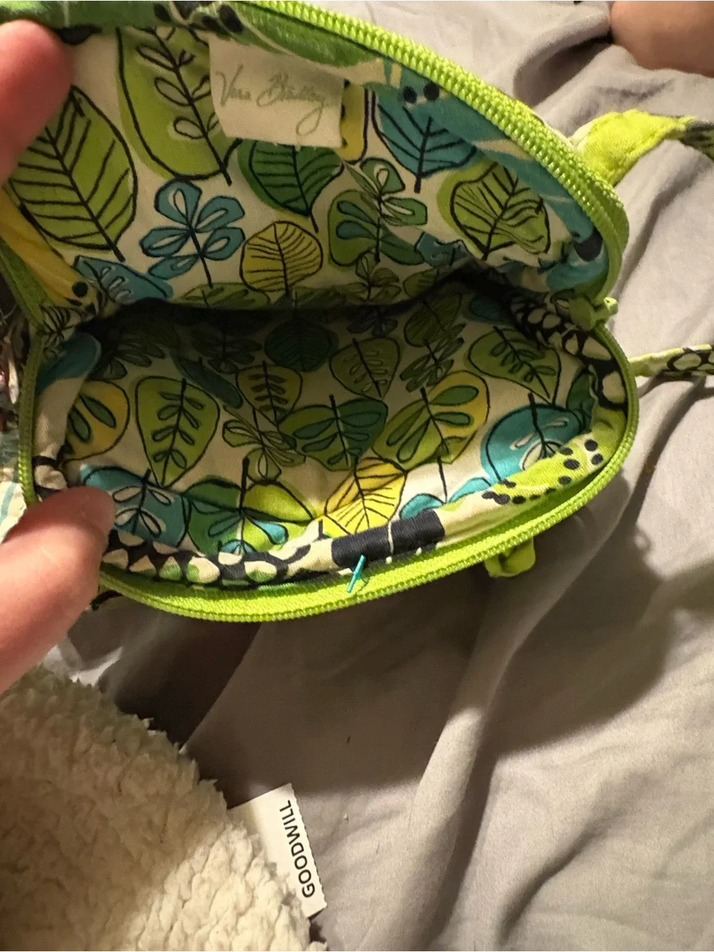 2 Vera Bradley Floral Bags in Green Multi color